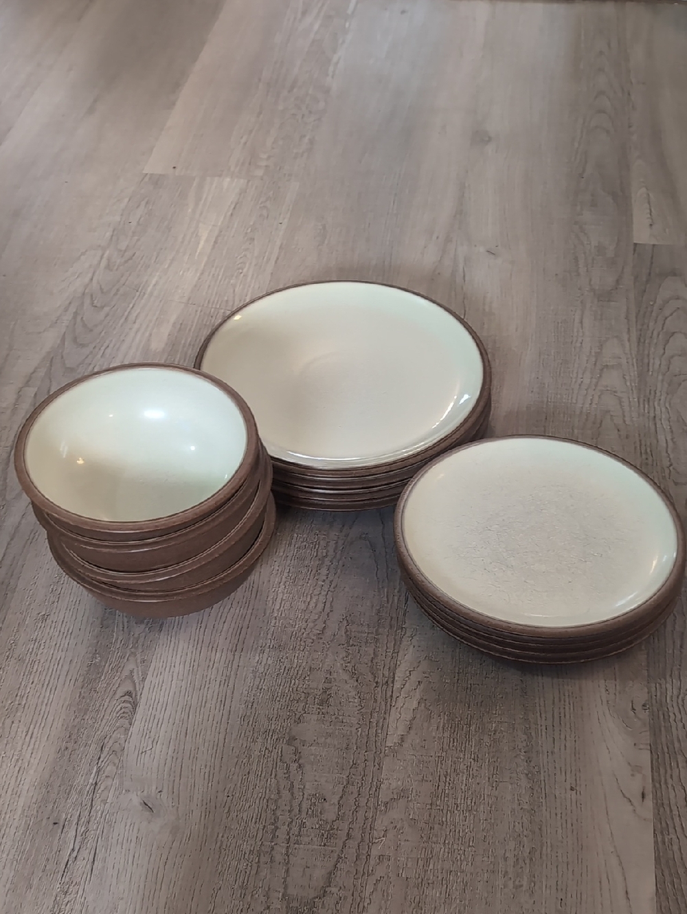 Extremely Rare Discontinued Complete Denby Cinnamon Set!